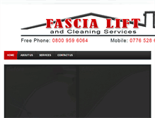 Tablet Screenshot of fascia-lift.co.uk